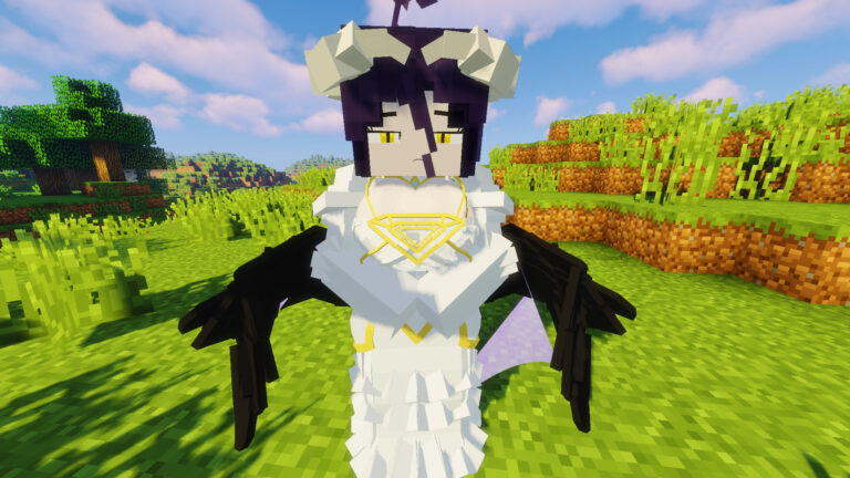 Albedo Character Model for Minecraft Jenny Mod