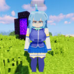 Aqua Character Model for Minecraft Jenny Mod (KonoSuba)