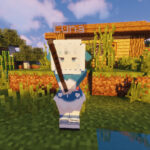 Gawr Gura Character Model for Minecraft Jenny Mod