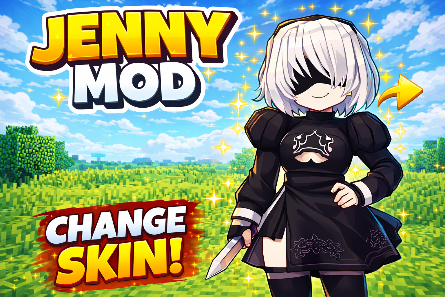 How to Change Skin in Jenny Mod Minecraft (Java)