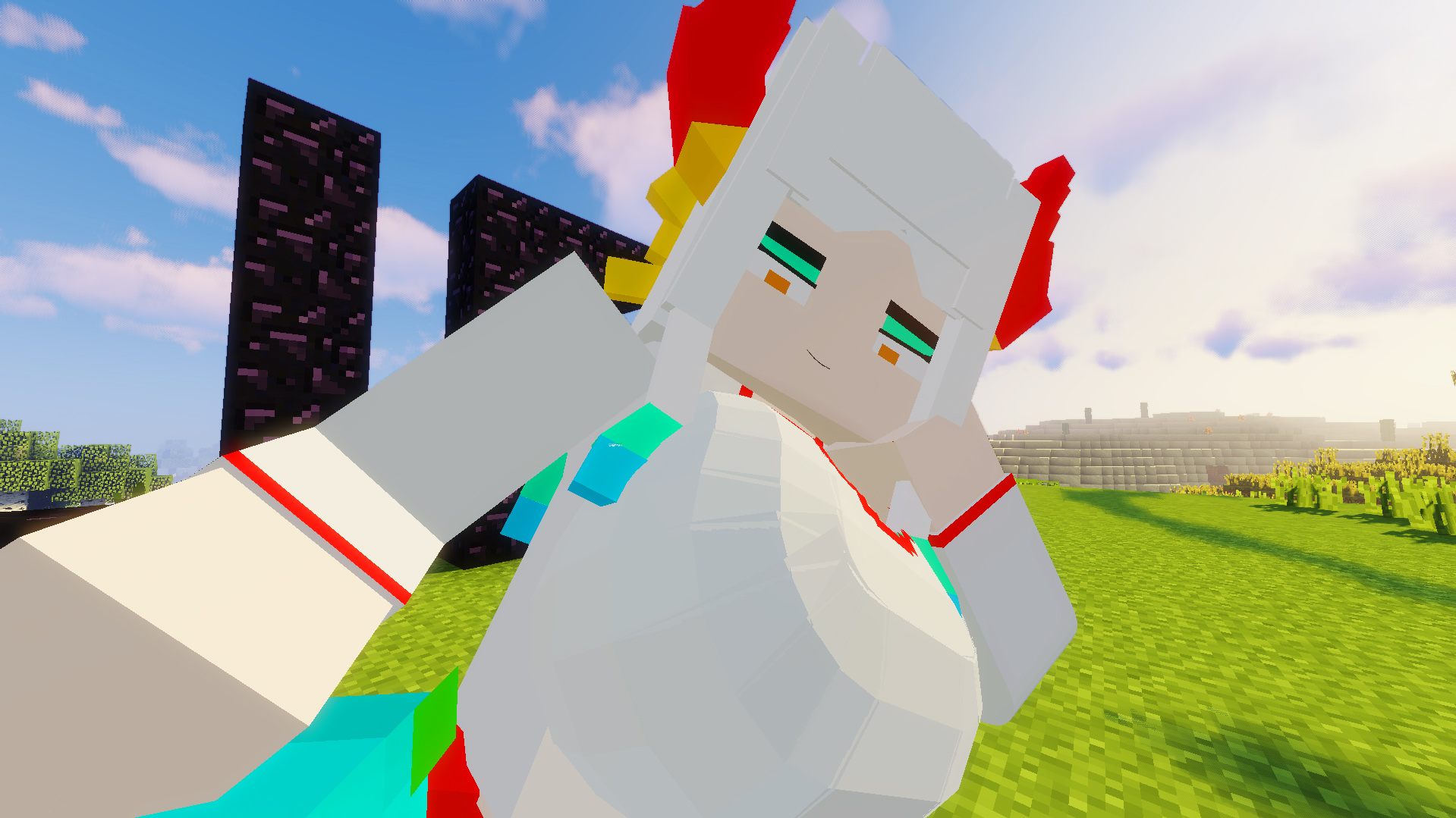 Yamato One Piece Character for Jenny Mod Minecraft download