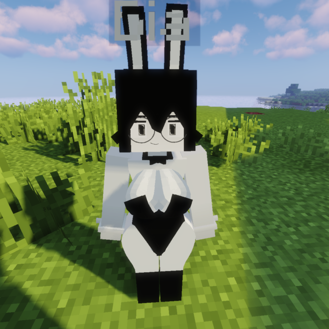 Anime Bunny Bia Character for Jenny Mod Download Free Minecraft